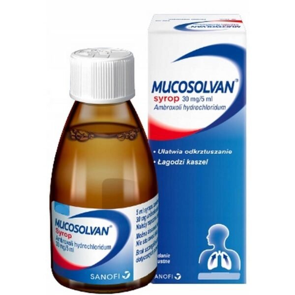 hepatic -Mucosolvan cough syrup 30mg/5ml, renal failure-Mucosolvan cough syrup 30mg/5ml,cough-Mucosolvan cough syrup 30mg/5ml,sore throat-Mucosolvan cough syrup 30mg/5ml