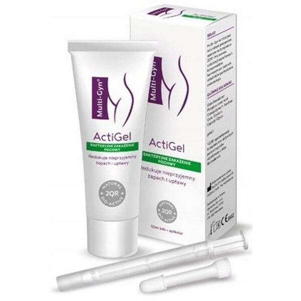treats vaginal discomfort-Multi-Gyn Actigel 50ml Gel for vaginal infections,itching-Multi-Gyn Actigel 50ml Gel for vaginal infections, irritation-Multi-Gyn Actigel 50ml Gel for vaginal infections, tenderness-Multi-Gyn Actigel 50ml Gel for vaginal infections