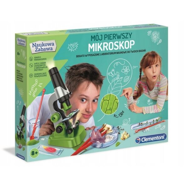 Mon premier microscope Clementoni 50071 est un ensemble de microscopes d'introduction pour les jeunes enfants conçu pour Explorer le monde de la science et de la Biologie. Il comprend des outils de base et des fonctionnalités faciles à utiliser pour favoriser la curiosité et l'apprentissage pratique.