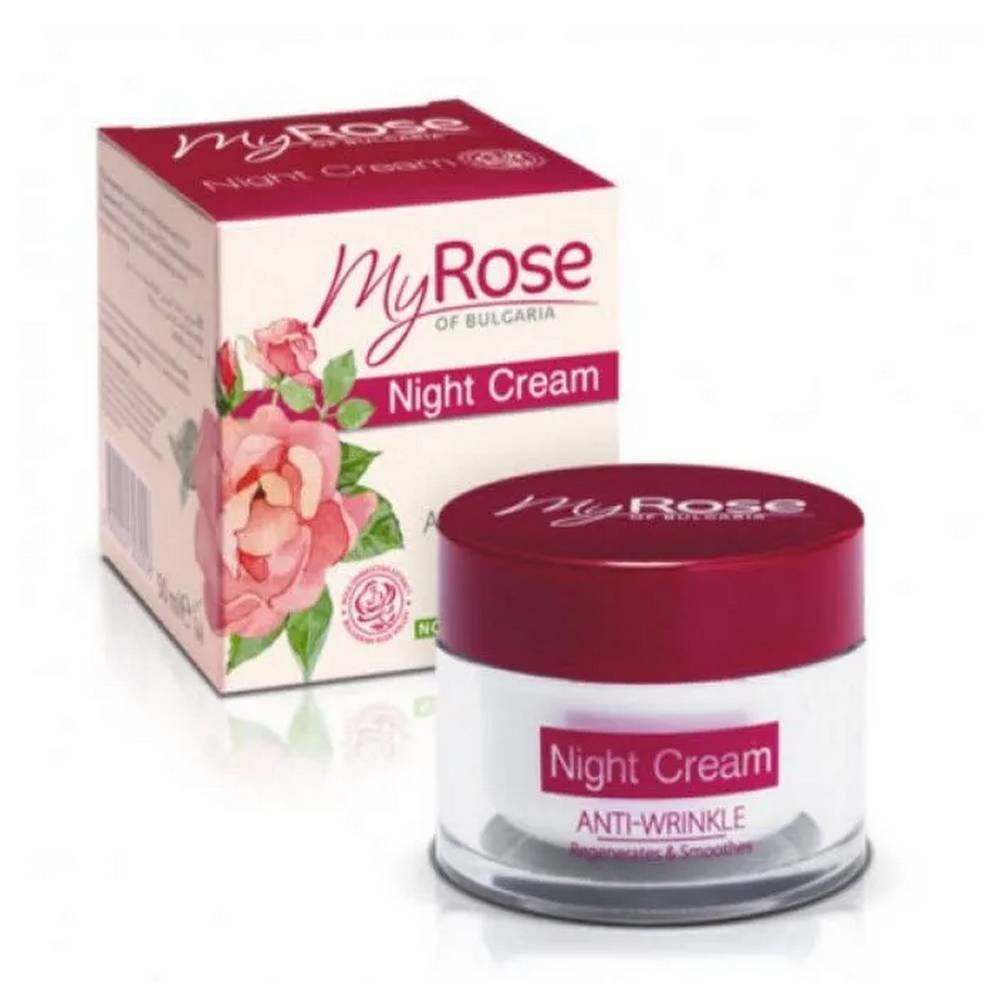 my rose of bulgaria anti wrinkle night face cream 50mlmy rose of bulgaria krem dlya lica nochnoj protiv morshin 50 ml антиоксидант-My Rose of Bulgaria Anti-wrinkle Night Face Cream 50ml, увлажняющий эффект-My Rose of Bulgaria Anti-wrinkle Night Face Cream 50ml, смягчающий эффект-My Rose of Bulgaria Anti-wrinkle Night Face Cream 50ml, успокаивающий-My Rose of Bulgaria Anti-wrinkle Night Face Cream 50ml