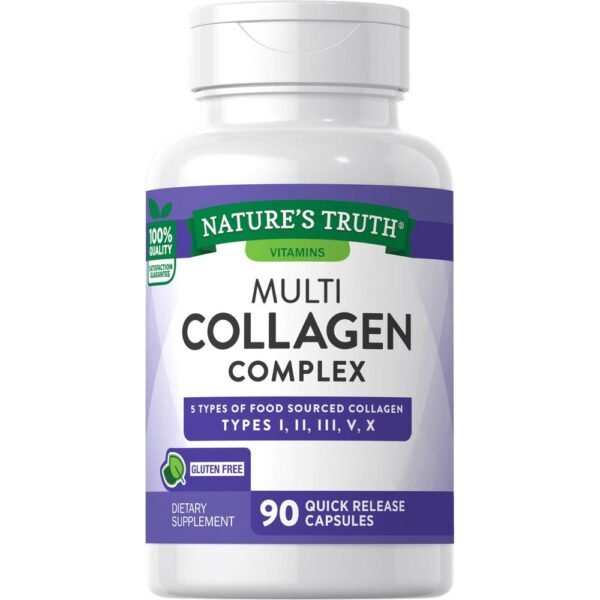 Strengthening skin -NATURE'S TRUTH Multi Collagen Protein Complex,