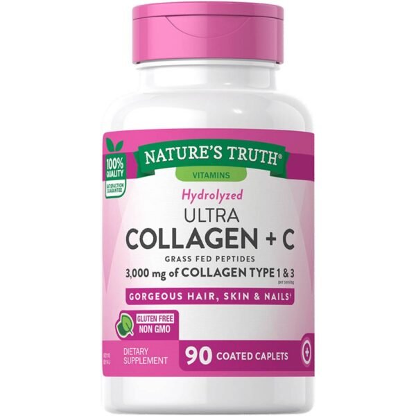 Strengthening skin -NATURE'S TRUTH  ULTRA Collagen+ C  3000m,
