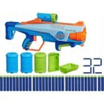 The NERF Elite Junior Rookie Pack is the perfect starter set for young blaster enthusiasts! This soft dart blaster launcher comes with 32 darts, designed for safe and exciting play. Ideal for kids looking to begin their Nerf battles with a fun and easy-to-use launcher.