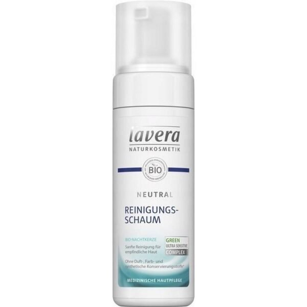 prevents drying -NEUTRAL Facial cleansing foam with organic evening primrose LAVERA, supports the natural regeneration of the skin-NEUTRAL Facial cleansing foam with organic evening primrose LAVERA,moisturizing-NEUTRAL Facial cleansing foam with organic evening primrose LAVERA,soothing-NEUTRAL Facial cleansing foam with organic evening primrose LAVERA