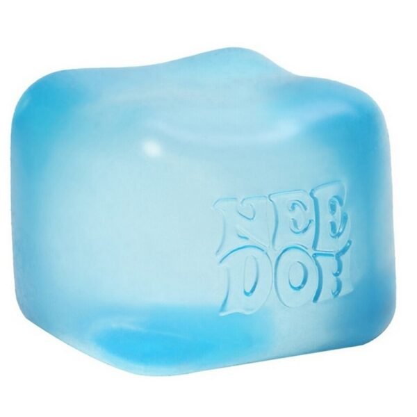 Nice Cube NEEDOH Ice Cube – a blue squishy toy by Schylling, designed to provide a satisfying, stress-relieving experience. This soft and squishy toy is perfect for squeezing, fidgeting, or simply relaxing.