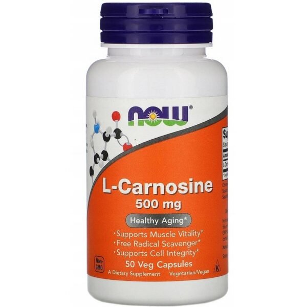 vitamins for health-NOW Foods L-CARNOSINE 500 mg 50  L-CARNOSINE,fatty acids-NOW Foods L-CARNOSINE 500 mg 50  L-CARNOSINE,cellulose-NOW Foods L-CARNOSINE 500 mg 50  L-CARNOSINE,skeletal muscles-NOW Foods L-CARNOSINE 500 mg 50  L-CARNOSINE