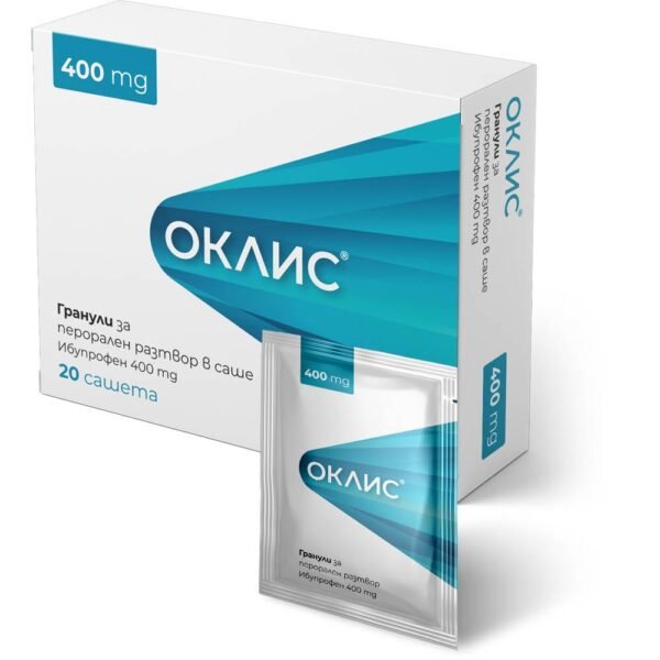 Toothache - OKLYS 400mg, Menstrual pain - OKLYS 400mg, Headache, migraine -OKLYS 400mg , Anti-inflammatories - OKLYS 400mg