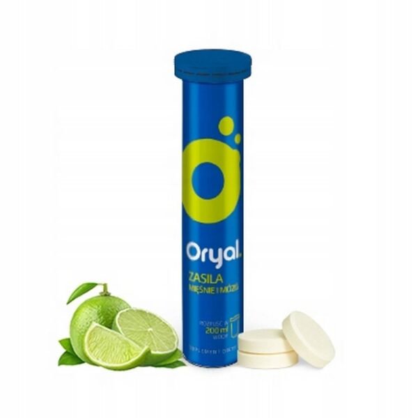 functioning of the nervous system-ORYAL 20 - 5 electrolytes lime-lemon flavor,for muscles-ORYAL 20 - 5 electrolytes lime-lemon flavor,the work of the brain-ORYAL 20 - 5 electrolytes lime-lemon flavor,the work of heart-ORYAL 20 - 5 electrolytes lime-lemon flavor