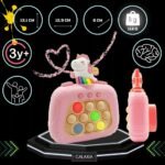 POPIT GAME Electronic Pop It Electric Arcade Game – Interactive electronic arcade game with pop-it action, offering fun gameplay and stress relief with every pop.
