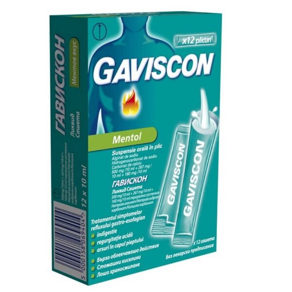 Gastritis and heartburn -RECKIT GAVISCON LIQUID sache,