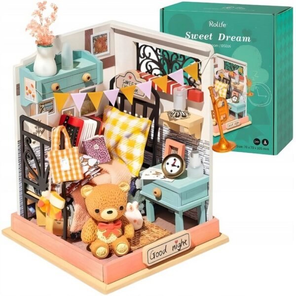 ROBOTIME Folding Wooden Model DIY 3D Puzzle is a creative and intricate puzzle that allows you to build a foldable wooden model. Perfect for DIY enthusiasts, it promotes fine motor skills and problem-solving.