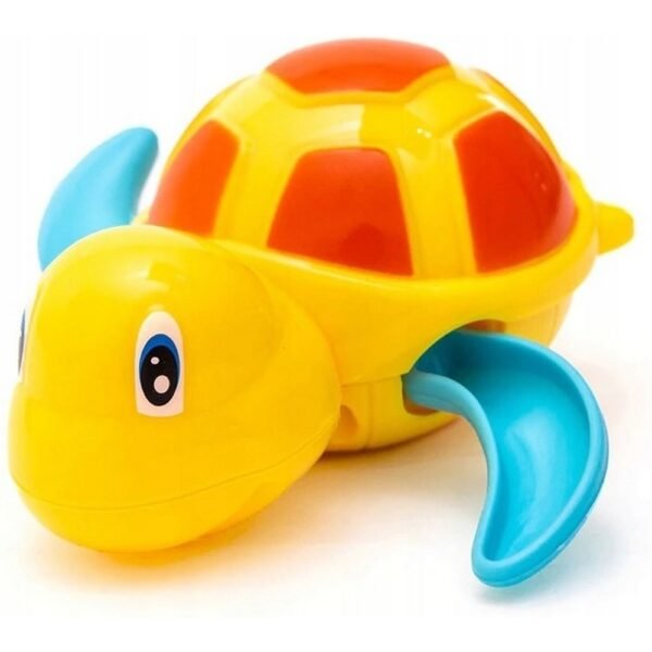 This floating turtle bath toy features a unique "screw" mechanism, allowing it to spin and move in the water, adding extra fun to bath time. Its colorful design and floating feature make it perfect for children to enjoy in the tub. Safe, interactive, and made in China, it’s a great way to keep kids entertained during their bath.