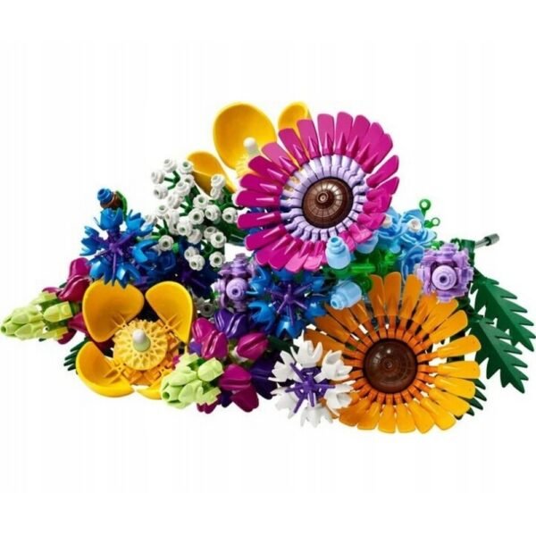 SET OF BLOCKS BOUQUET OF FLOWERS – 939 pieces, structural field flowers with precision design. Ideal for creating detailed and vibrant flower bouquets. Enhances creativity, fine motor skills, and problem-solving.