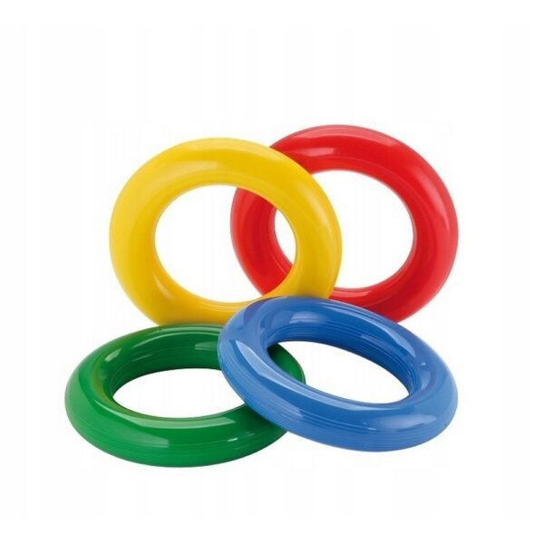 Smooth Sensory Rings Gymnic (Set of 4 pcs) – a set of tactile rings designed to stimulate sensory development and improve motor skills through touch and manipulation.