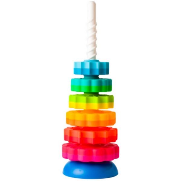 A fun, twist-and-spin toy that helps develop motor skills and hand-eye coordination while providing engaging play for young children.