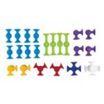 A fun and interactive set of colorful suction cup blocks that stick to any flat surface, encouraging creativity and fine motor development. Perfect for young children to build, pop, and explore.