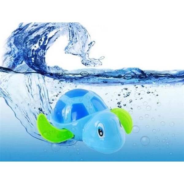 This cute blue wind-up turtle swims and floats in the water, making bath time more fun and interactive. Perfect for children, it’s easy to wind and watch as it glides through the water. Safe, durable, and made in China, it’s a great addition to any bath or pool playtime.
