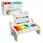 Top Bright 8-Tone Wooden Elephant Culmer – a colorful, musical toy shaped like an elephant, featuring 8 tones for children to create melodies and develop musical skills.