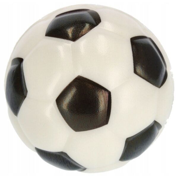 Anti-stress squishy toy, 7cm football. Soft and squeezable, this fun football-shaped toy helps relieve stress and tension while offering a satisfying tactile experience.