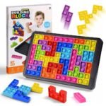 Toy Bubbles Tetris Pop It Puzzle 3in1 – A 3-in-1 toy combining Tetris puzzle, pop-it sensory fun, and bubble play, perfect for stress relief and cognitive development.