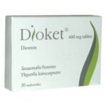 Improvement of venous circulation -UCB DIOKET 600mg,30 ,