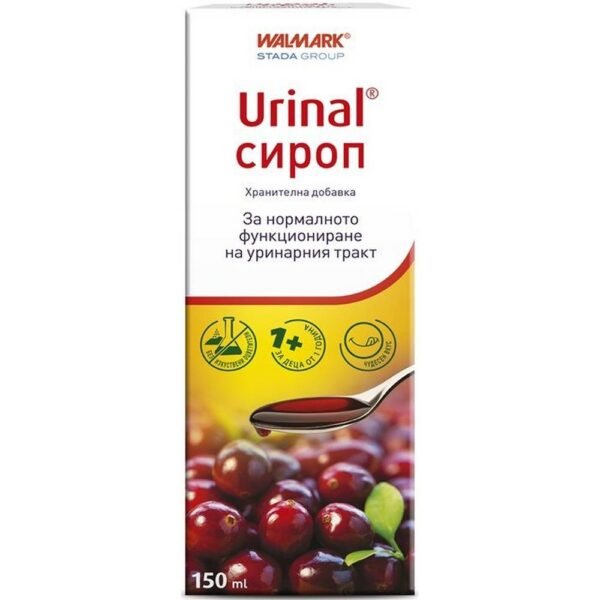 the health of the urinary tract- Urinal Syrup, 150 ml, the normal functioning of the urinary tract -Urinal Syrup, 150 ml,antimicrobial effect-Urinal Syrup, 150 ml,proanthocyanidins-Urinal Syrup, 150 ml