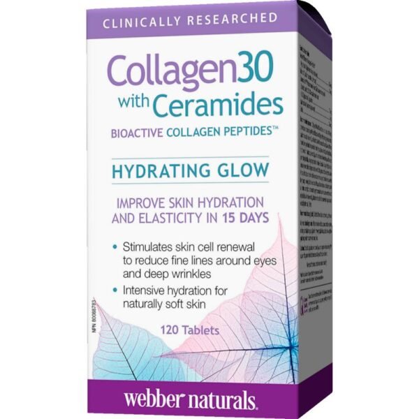 Strengthening skin -WEBBER NATURALS COLLAGEN 30 with Ceramides,