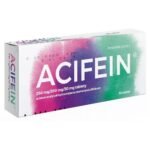 Acifein is used to treat urinary tract infections (UTIs) and to relieve symptoms of bladder irritation. It contains phenazopyridine, which works as a pain reliever for the urinary tract, easing symptoms like burning, pain, and urgency during urination. Typically taken 3 times daily after meals.