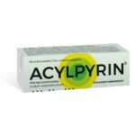 Acylpyrine 500 mg is an effervescent tablet used to relieve pain, reduce fever, and alleviate inflammation. It contains acetylsalicylic acid (aspirin) as its active ingredient, commonly used for headaches, muscle pain, and joint discomfort. The effervescent form allows for faster absorption.