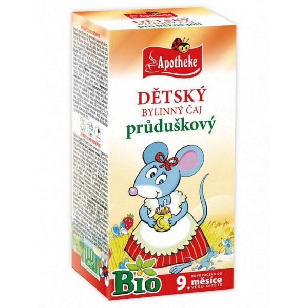 A gentle, organic herbal tea designed for children, formulated to support respiratory health and soothe the throat. Ideal for promoting comfort and easy breathing, especially during colder months.