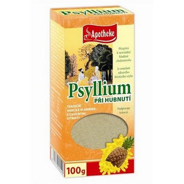 Apotheke Psyllium For Weight Loss with Pineapple 100g is a dietary supplement that combines psyllium husk with pineapple extract to support digestion and weight loss. It helps promote healthy bowel movements, curb appetite, and aid in detoxification.