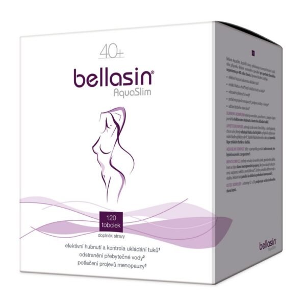 Bellasin AquaSlim 120 Capsules is a dietary supplement designed to support weight management and reduce water retention. It contains a blend of natural ingredients that help promote a slim and toned appearance.