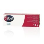 Calgel Gel 10g – an oral gel from the UK, designed to relieve pain and discomfort caused by teething in infants. It contains lidocaine and an antiseptic to numb the gums and reduce inflammation. Suitable for babies and young children, providing fast relief from teething symptoms.