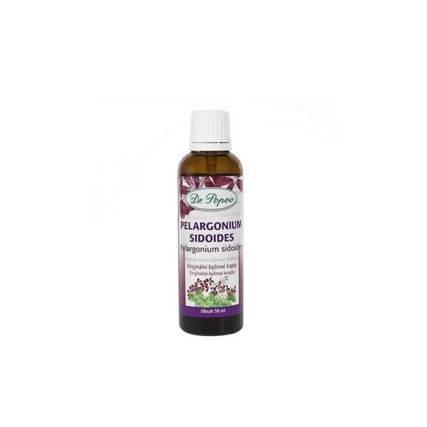 A natural herbal extract of Pelargonium sidoides, known for its ability to support respiratory health, alleviate symptoms of colds, and promote easier breathing. Ideal for supporting the immune system during cold and flu seasons.
