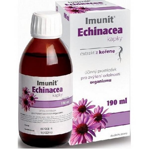 Echinacea Drops Immunity 190ml – a natural liquid supplement to support immune health, featuring echinacea extract known for its immune-boosting properties. Suitable for daily use to enhance overall immunity.