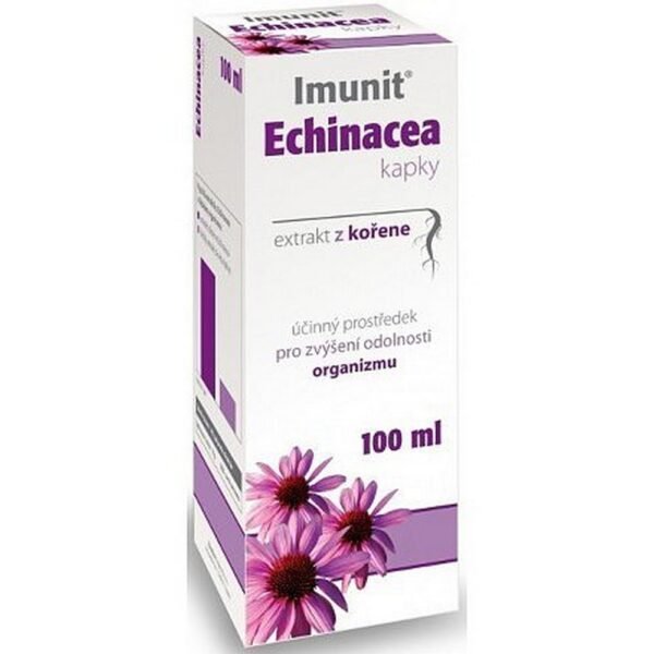 Echinacea Drops Immunity 50 + 10 ml – a natural supplement to support the immune system. Contains echinacea extract, known for its immune-boosting properties. Includes extra 10 ml for enhanced value.