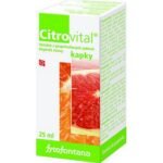 Fytofontana Citrovital Drops 25ml – a natural supplement made from grapefruit seed extract, known for its antioxidant and immune-boosting properties. Helps support the body's defenses and overall health.