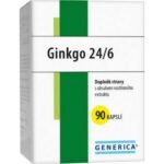 Ginkgo 24/6 Generica Capsules 90 – a supplement containing ginkgo biloba extract to support memory, cognitive function, and improve circulation.