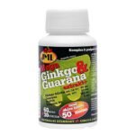 JML Mega Ginkgo Guarana+ Tablets 60 + 30 Free – a supplement combining ginkgo biloba and guarana to boost memory, mental clarity, and energy levels.