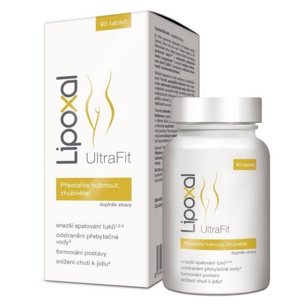 Lipoxal UltraFit 90 Tablets is a dietary supplement designed to support weight loss and fat metabolism. It combines active ingredients that help increase energy, control appetite, and promote effective fat burning.