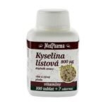 A dietary supplement providing 800mcg of folic acid, essential for supporting healthy cell growth and fetal development, especially during pregnancy. It helps prevent neural tube defects and promotes overall health.