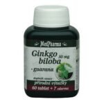 Medpharma Ginkgo Biloba + Guarana Capsules 67 – a supplement that combines ginkgo biloba and guarana to improve cognitive function, enhance memory, and boost energy levels.