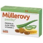 Herbal lozenges enriched with propolis and aloe vera, designed to soothe the throat, reduce irritation, and support respiratory health. Ideal for providing natural relief and comfort, especially during cold seasons.