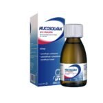 Mucosolvan 30 mg Syrup for Adults, 100 ml – a mucolytic medication used to treat respiratory conditions with thick mucus, such as bronchitis, by thinning the mucus and making it easier to expel.