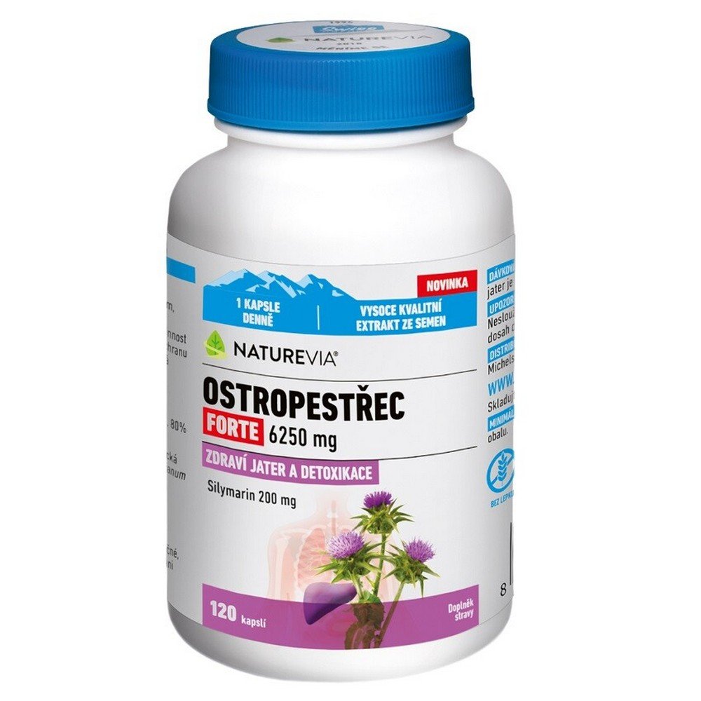 naturevia milk thistle forte 120 capsules Naturevia Milk Thistle Forte 120 Capsules is a dietary supplement that provides a high-strength dose of milk thistle extract, which is known for its liver detoxifying and antioxidant properties. It supports liver function, promotes detoxification, and helps protect liver cells from damage.