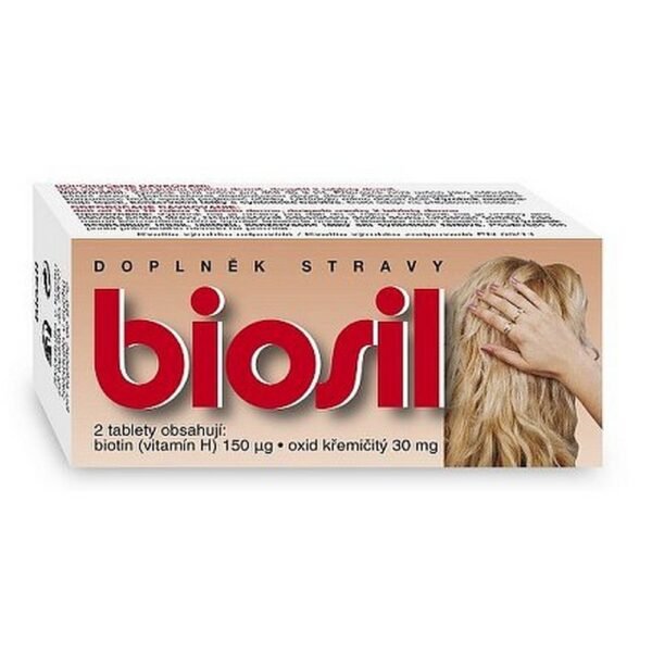 Naturvita Biosil is a dietary supplement that supports the health of skin, hair, and nails. It contains choline-stabilized orthosilicic acid, which is known for its ability to improve skin elasticity, strengthen hair, and promote nail growth.