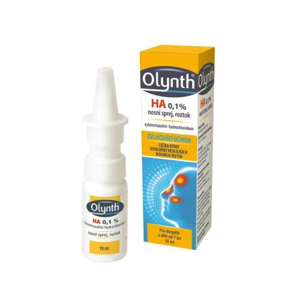 Olint HA 1 mg/ml Nasal Spray 1x10 ml – a nasal spray used for the treatment of allergic rhinitis and nasal congestion, containing the antihistamine olopatadine. It helps reduce inflammation and relieve allergy symptoms.