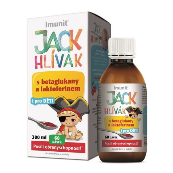 Oyster Jack Oyster Syrup 300ml Glucans + Lactoferrin – a liquid supplement with oyster extract, enriched with glucans and lactoferrin to support immune function, promote overall health, and boost natural defenses.