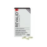 Revalid Hair Complex Cps.60 is a dietary supplement formulated to support hair growth and improve hair health, containing a combination of vitamins, minerals, and amino acids.
