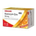 Walmark Coenzyme Q10 Forte 60mg is a dietary supplement that supports heart health, energy production, and antioxidant protection. Coenzyme Q10 is known to help with cellular energy and may support overall vitality.